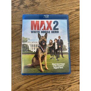 Max 2 White House Hero Blu-Ray & DVD Combo Pack 2017 Family Film Pre-Owned